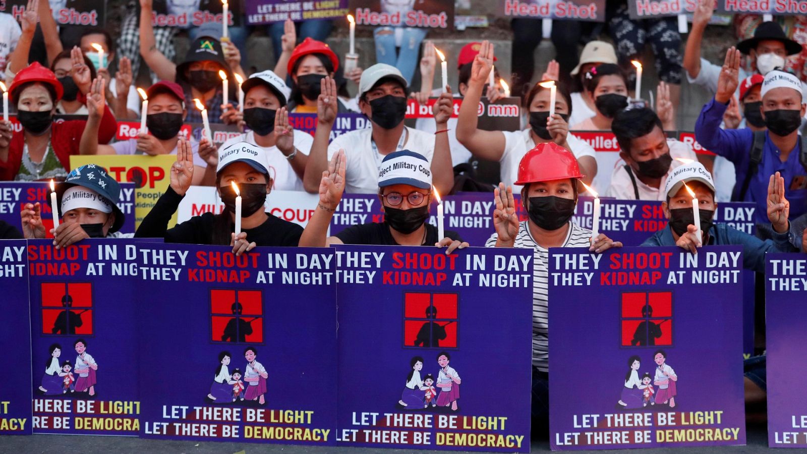 Ya son tres los muertos por la represión de las protestas en Birmania - Informativo 24h | Ver