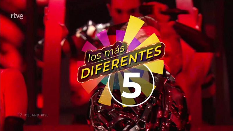 El top de las cinco canciones diferentes en Eurovisin