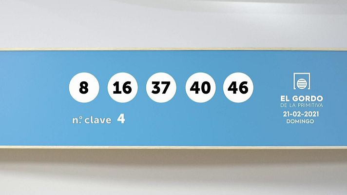 SELAE - Sorteo de El Gordo de la Primitiva del 21/02/2021