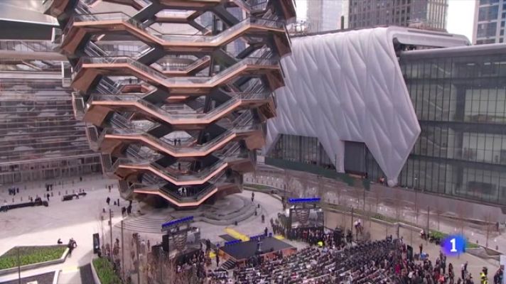 Telediario 1 - Hudson Yards, un barrio en crisis