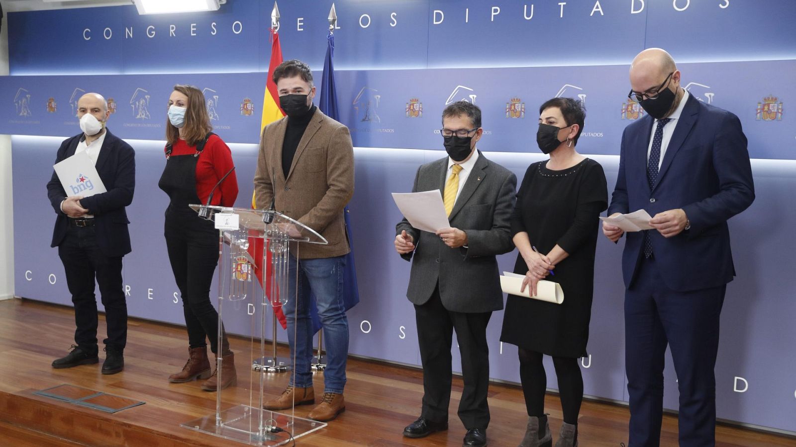 Los independentistas abogan por "acabar" con el "régimen del 78" en un acto de rechazo a la conmemoración del 23F