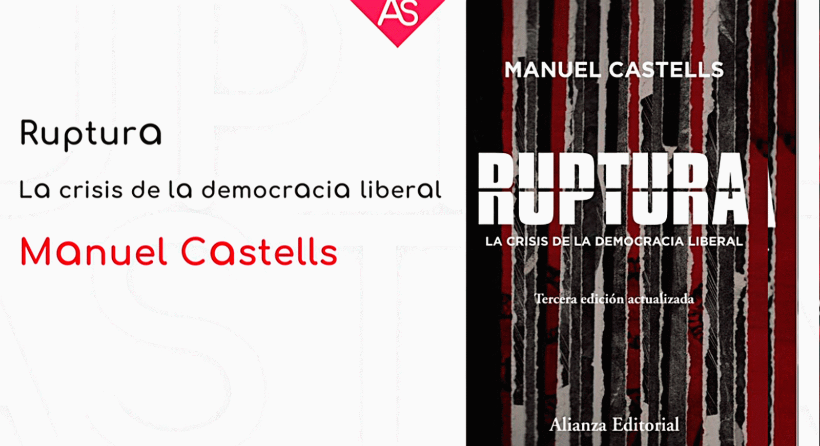 La aventura del saber Ruptura Manuel Castells ensayo #AventuraSaberLibros