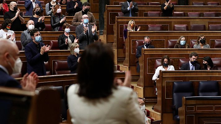 Telediario 1 - El Congreso deja solo a Vox por negar la existencia de la violencia machista