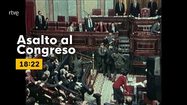 Telediario 1 - El Telediario reconstruye el fallido golpe de Estado del 23F