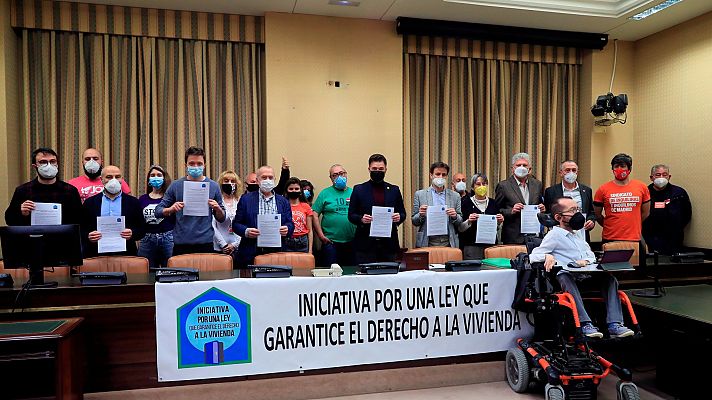 Telediario 1 - Regulación del alquiler: principal escollo entre PSOE y Unidas Podemos para la Ley de Vivienda