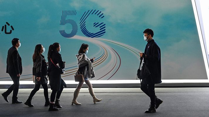 Telediario 1 - Arranca en Shangái el primer Mobile World Congress celebrado en pandemia