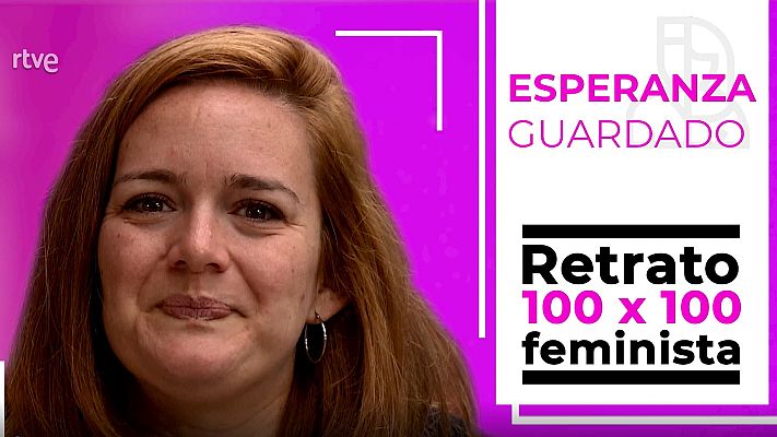 Objetivo igualdad - Objetivo Igualdad - Retrato 100x100 feminista: Esperanza guardado, actriz