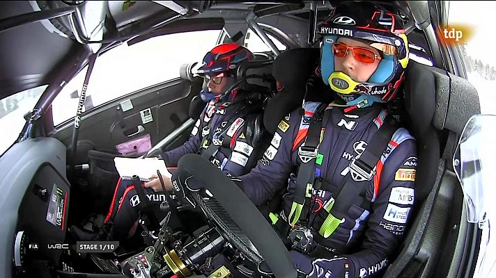 WRC - Mundial de rallies - Campeonato del Mundo. Rally del Ártico. Resumen 1ª Etapa
