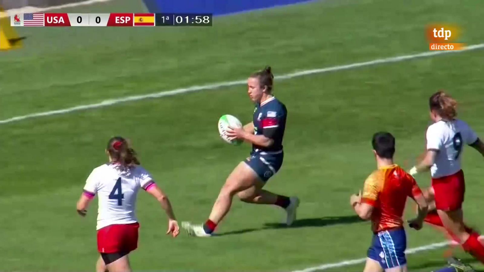 Rugby - Torneo internacional Sevens (femenino): USA - España  - ver ahora