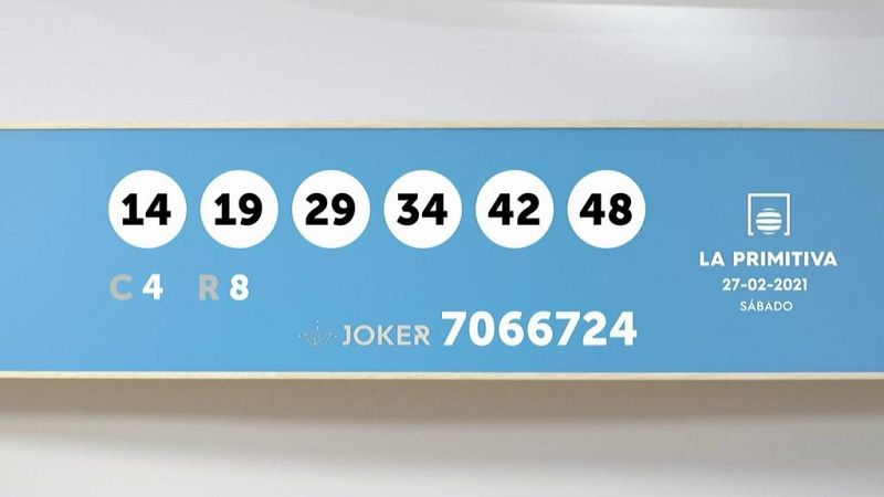 Sorteo de la Lotería Primitiva y Joker del 27/02/2021 - Ver ahora