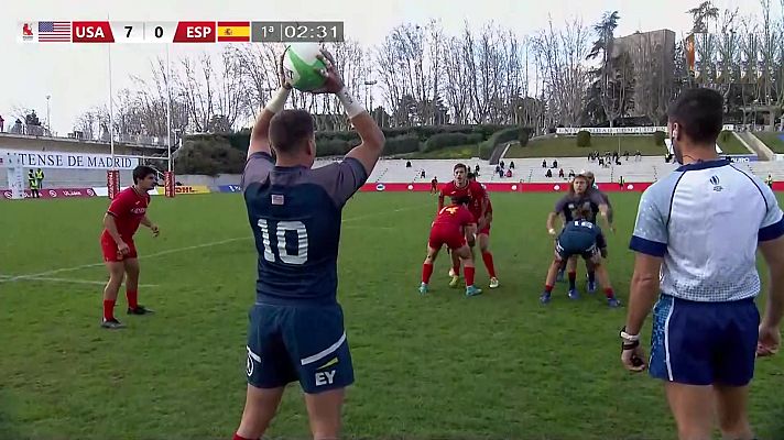 Rugby - Torneo int. Sevens (masculino) 3º y 4º puesto: USA - España