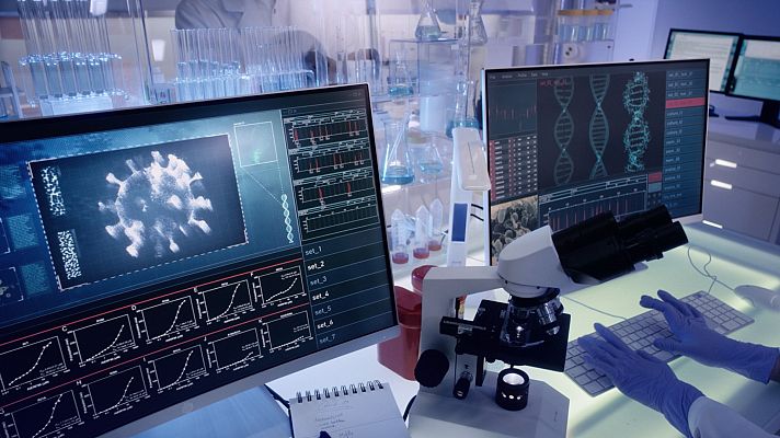 Telediario 1 - Una investigación genética busca cuáles son los genes que podrían estar influyendo en una infección por coronavirus