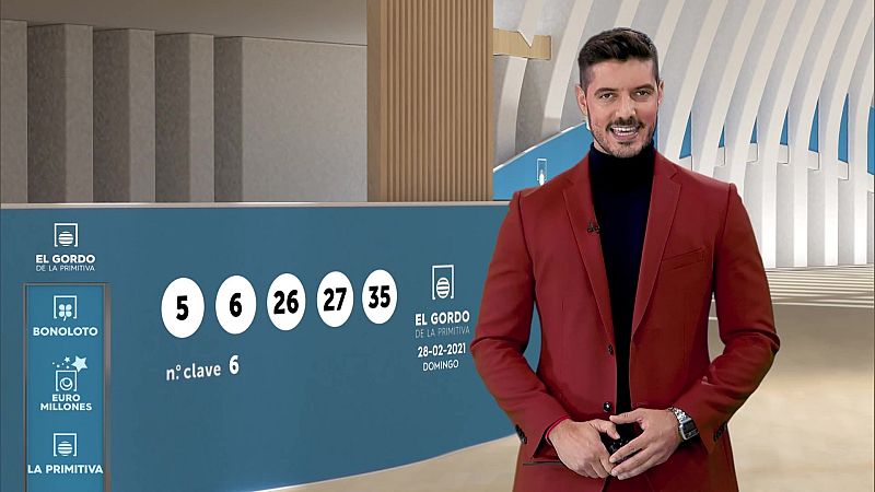 Sorteo de El Gordo de la Primitiva del 28/02/2021