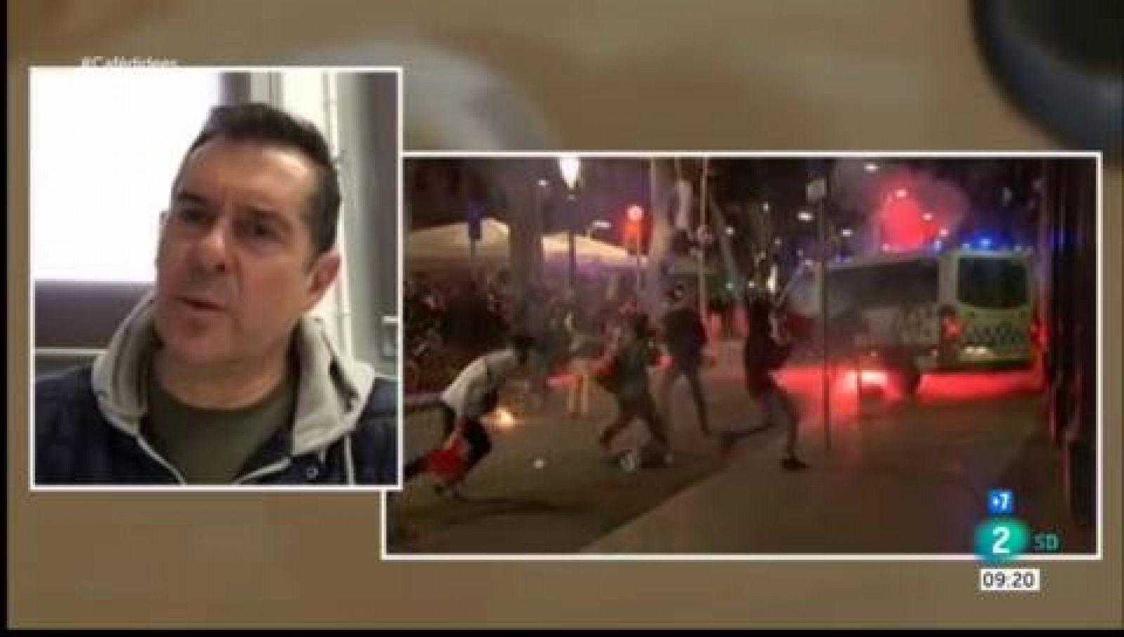 Jordi Rodríguez: "Quan no es garanteix l'ordre públic anem directes cap al caos"