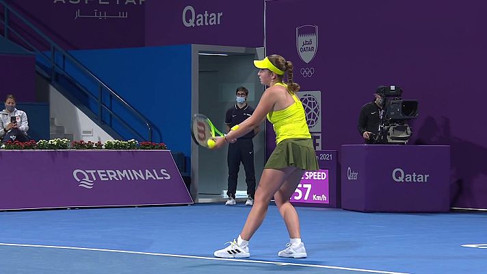 Tenis - WTA Torneo Doha: Bertens - Ostapenko