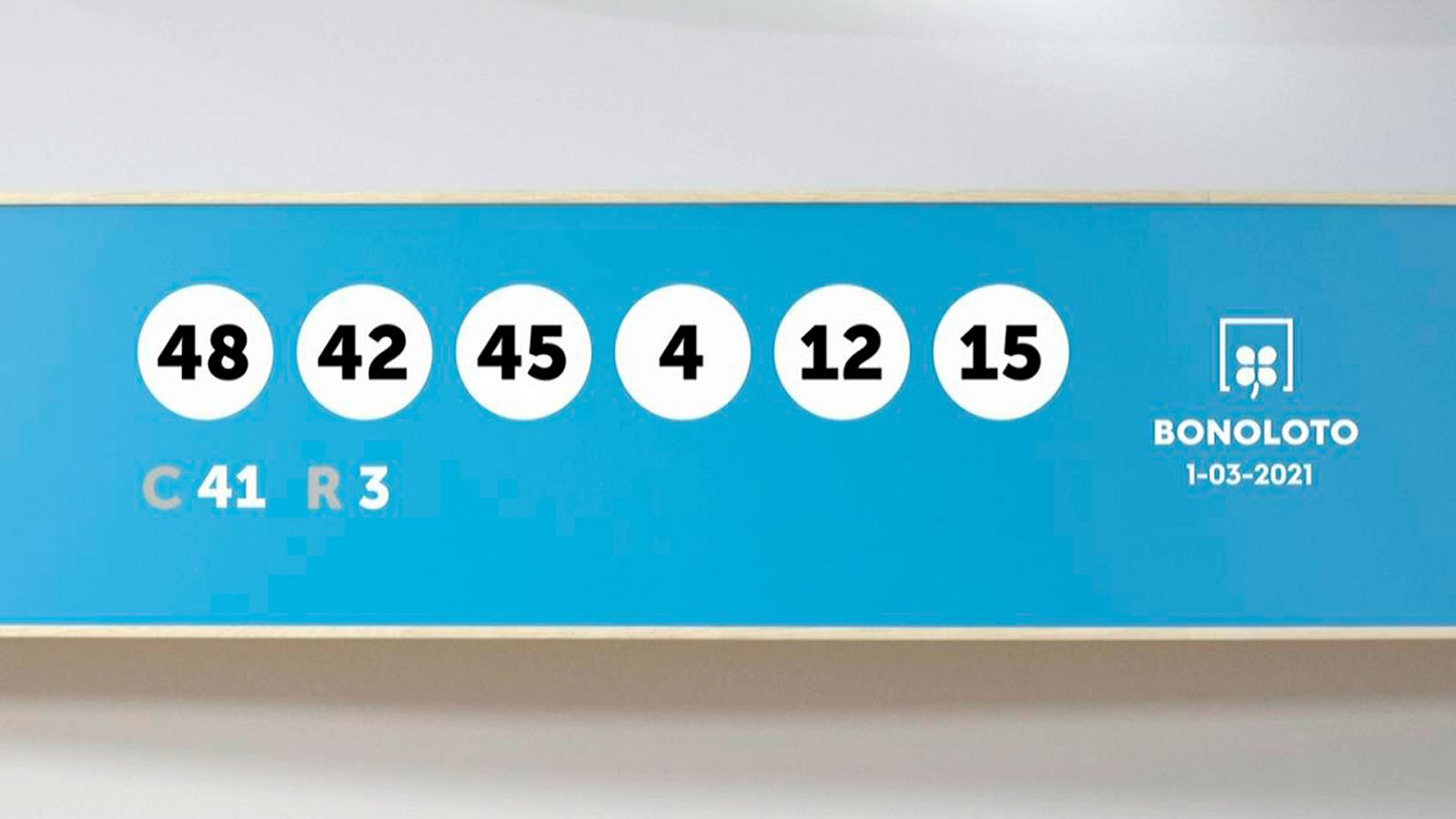 Sorteo de la LoterSorteo de la Lotería Bonoloto del 01/03/2021 - Ver ahora