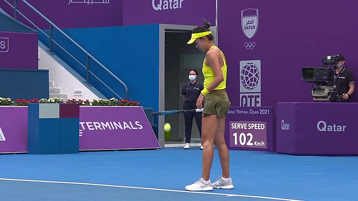 Tenis - WTA Torneo Doha: Q. Wang - Pegula
