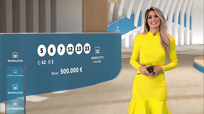 Loterías - Sorteo de la Bonoloto del 03/03/2021