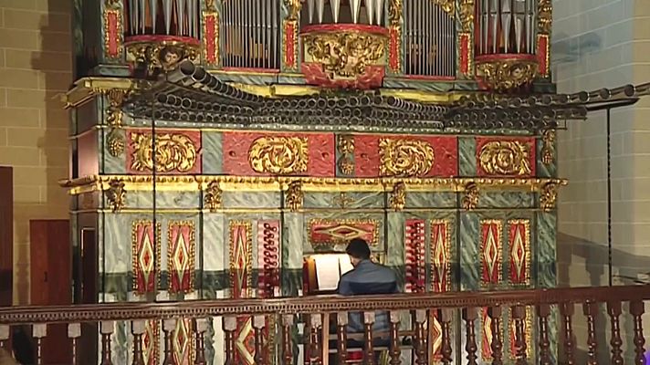 Telenavarra - Sólo quedan en la Comunidad Foral tres organistas profesionales y más de 300 órganos