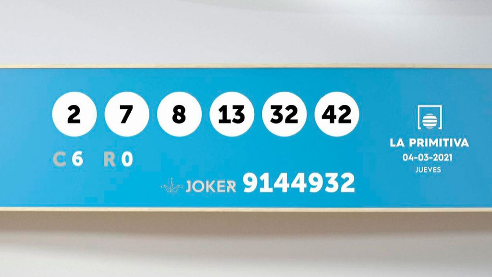 Sorteo de la Lotería Primitiva y Joker del 04/03/2021 - Ver ahora
