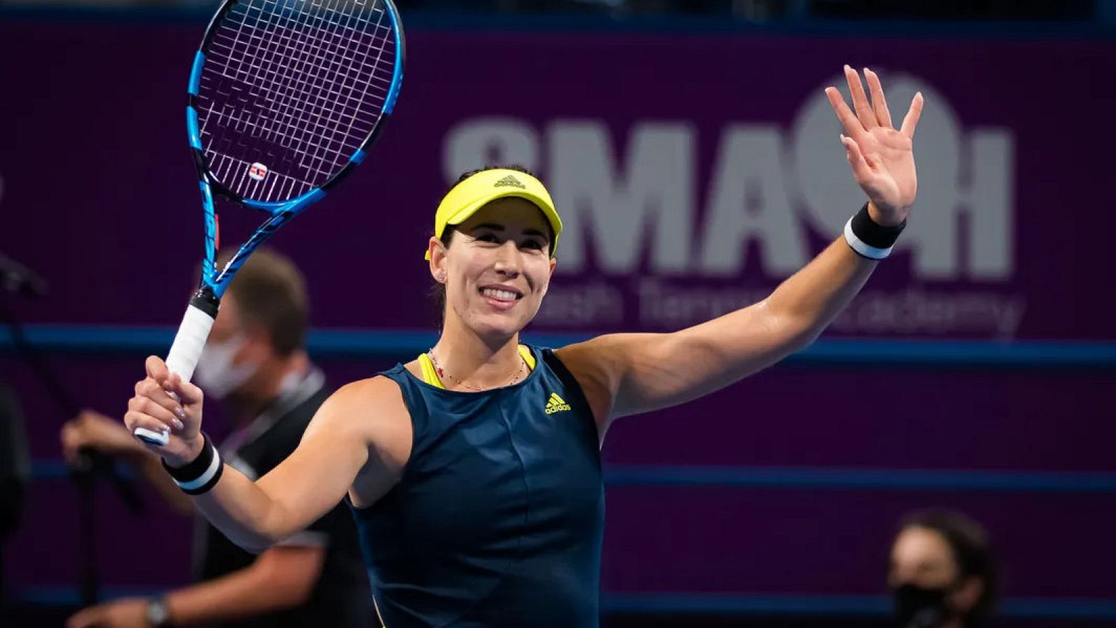 Muguruza, agradecida al público español en Doha | Ver