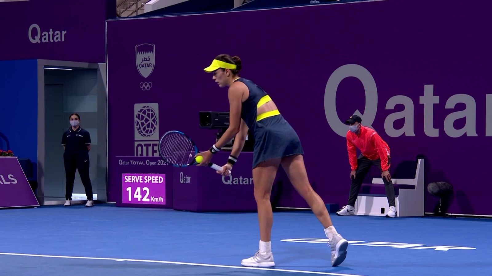 Tenis - WTA Torneo Doha. 1/4 Final: G. Muguruza - M. Sakkari - ver ahora