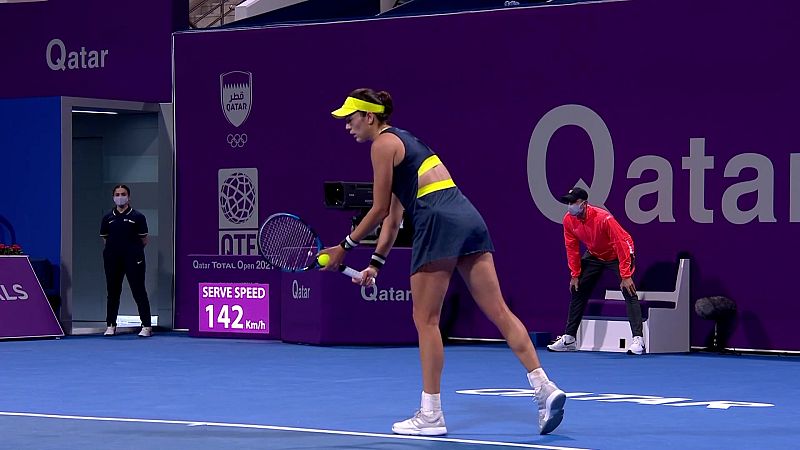 Tenis - WTA Torneo Doha. 1/4 Final: G. Muguruza - M. Sakkari - ver ahora