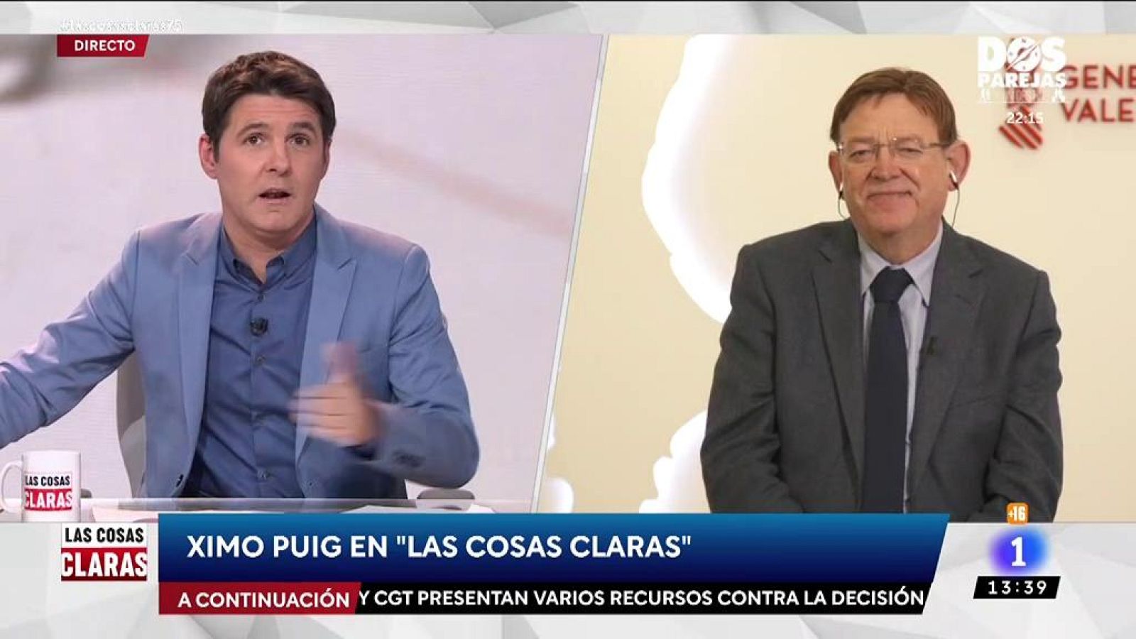 Ximo Puig: "Hay muchas razones aún para la reivindicación feminista, la manifestación del 8M de una manera o de otra se debe de producir"