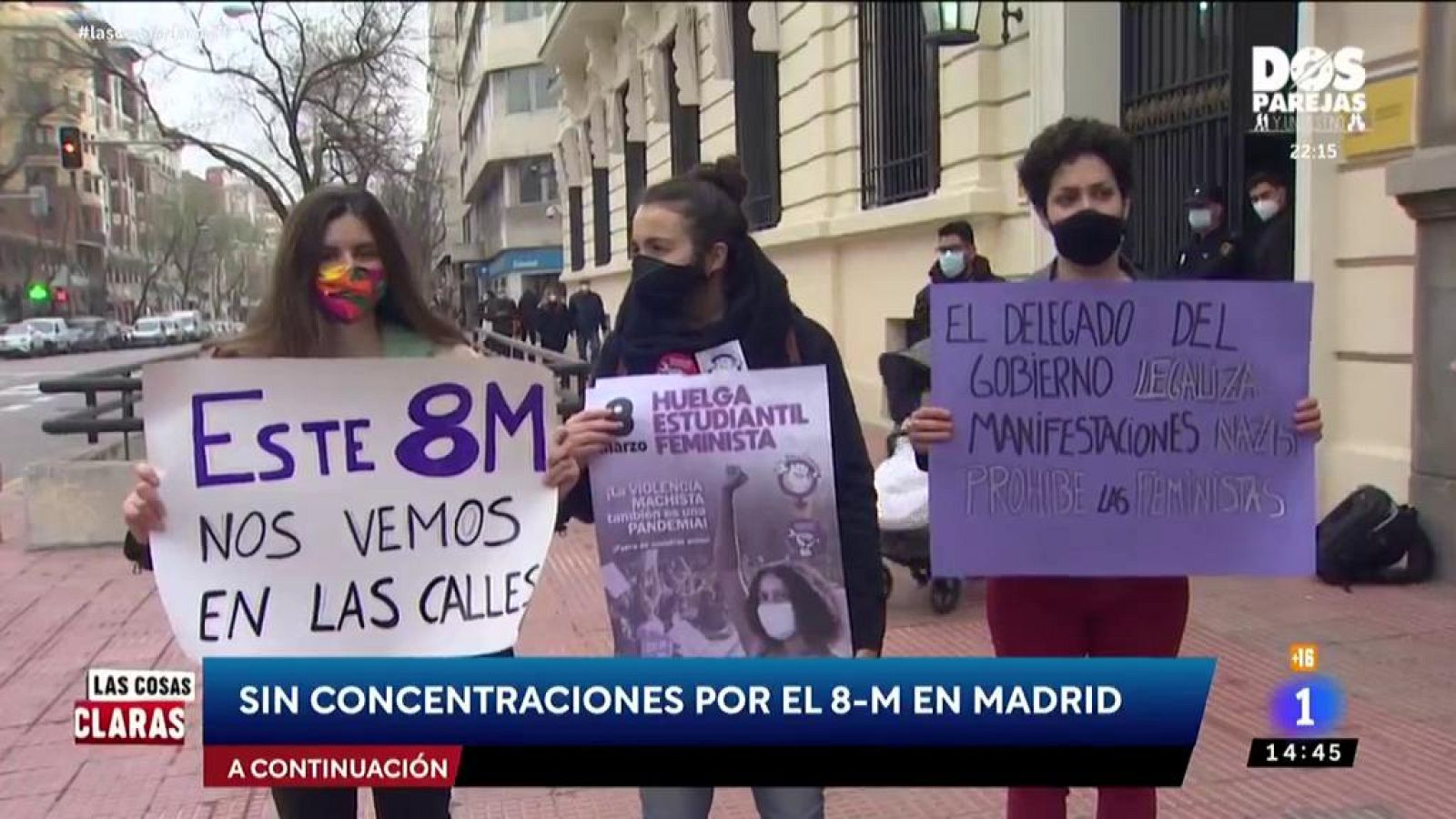 La Plataforma 8M, UGT y CGT recurren la prohibición de las manifestaciones por el 8M