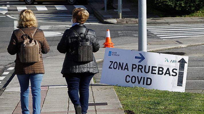 Telediario 1 - La variante británica supone más del 50% de los nuevos contagios en ocho comunidades