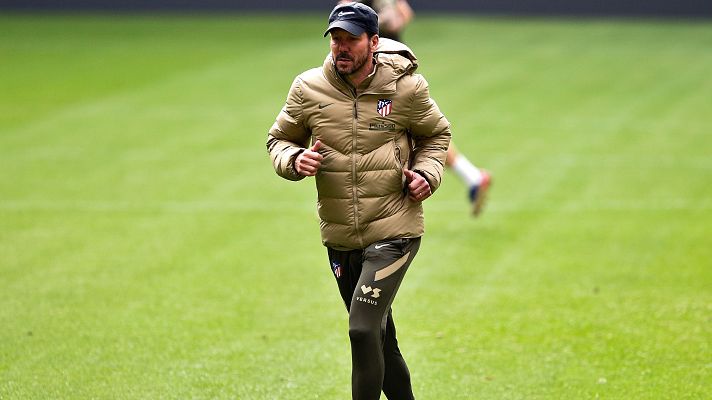 Telediario 1 - Simeone: "Son tres puntos, quedará mucha Liga por delante"