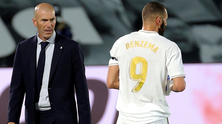 Telediario 1 - Zidane sobre el regreso de Benzema: "Karim es una alegría para el fútbol"