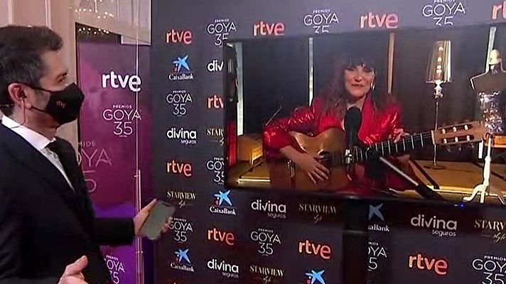 Premios Goya - Rozalén canta un fragmento de 'Que no, que no', la canción por la que está nominada al Goya