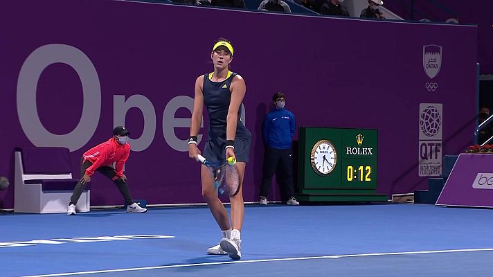 Tenis - WTA Torneo Doha. Final: G. Muguruza - P. Kvitova