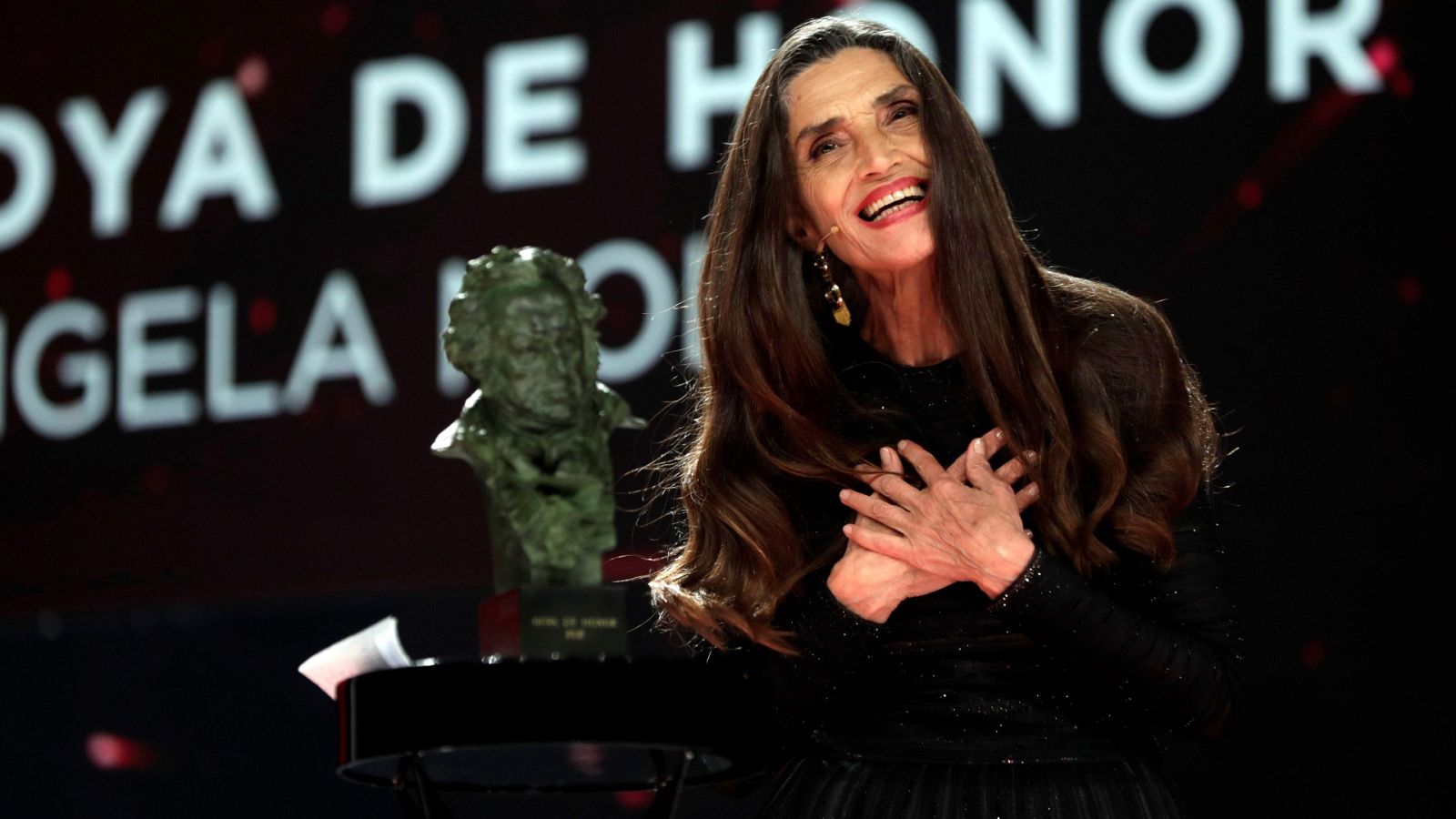 Ángela Molina, Goya de Honor: "Cuanto más mayor, más agradecida te sientes"
