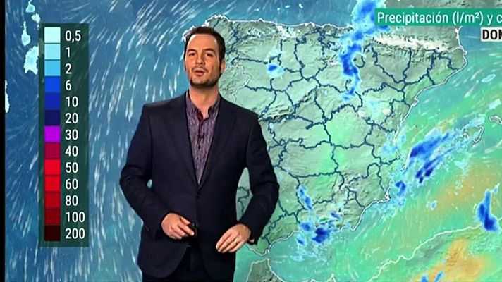 El tiempo - Lluvias fuertes en zonas de Valencia, Almería, Murcia e Ibiza