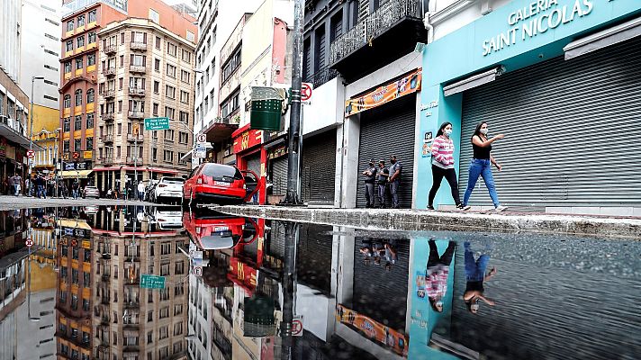 Telediario 1 - Los contagios de coronavirus siguen disparados en Brasil