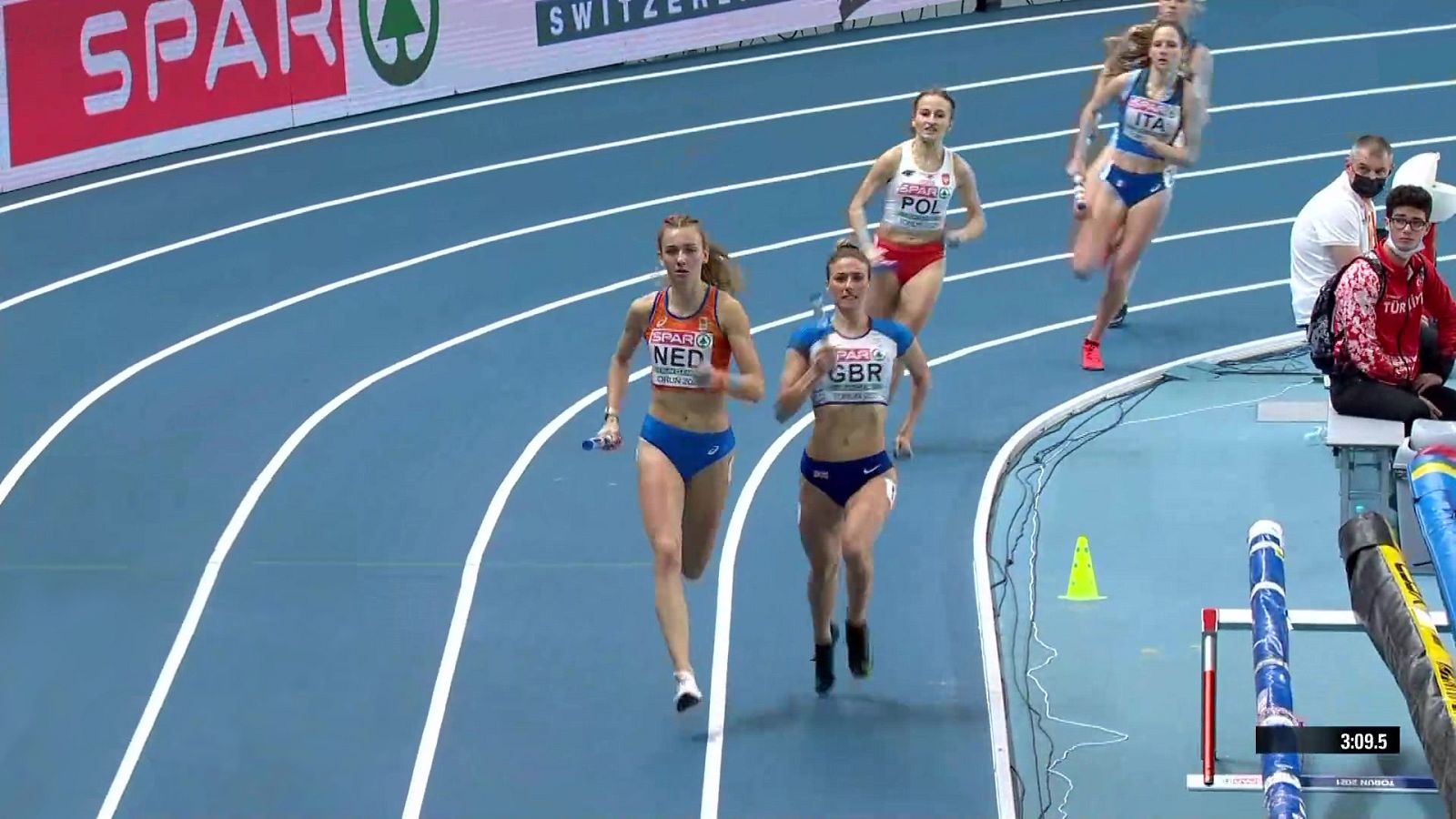 Atletismo - Campeonato de Europa Pista Cubierta. Final Femenina 4x400m - ver ahora