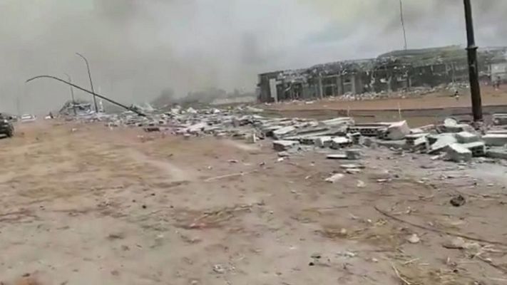 Telediario 1 - Al menos 17 muertos y 420 heridos tras una cadena de explosiones en Bata, Guinea Ecuatorial