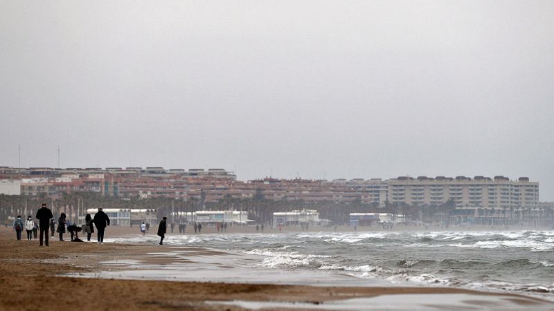 Cielos nubosos con precipitaciones localmente fuertes en el sureste peninsular e Ibiza