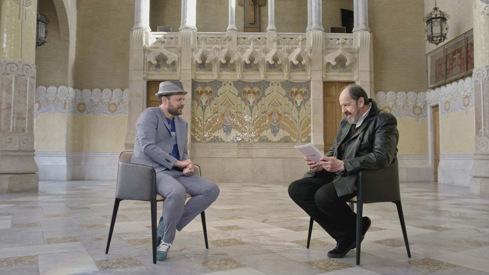 Josep María Pou y la fugacidad del teatro en 'Deslenguados' de La 2