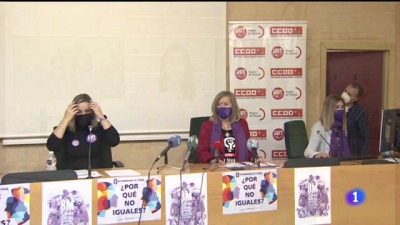 Premios por el 8M en la Región de Murcia y sindicatos