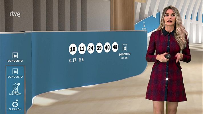 Loterías - Sorteo de la Bonoloto del 08/03/2021