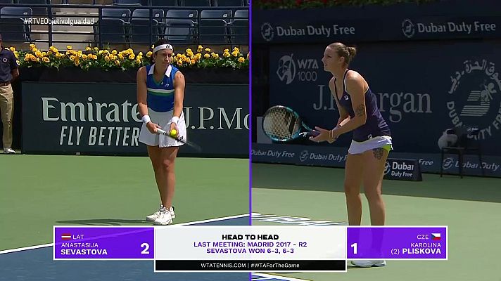 Tenis - WTA Torneo Dubai:  Sevastova - Pliskova