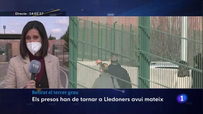 L'Informatiu - Al llarg del dia d'avui hauran de tornar a la presó i al segon grau