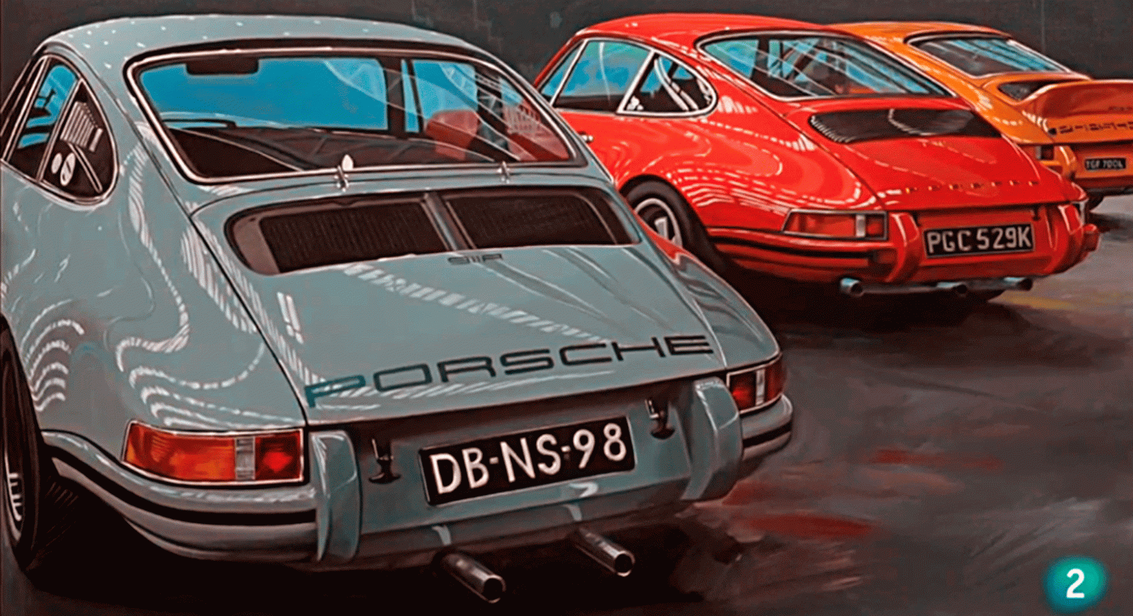 La aventura del saber Manu Campa coches Porsche pintura arte #AventuraSaberArte