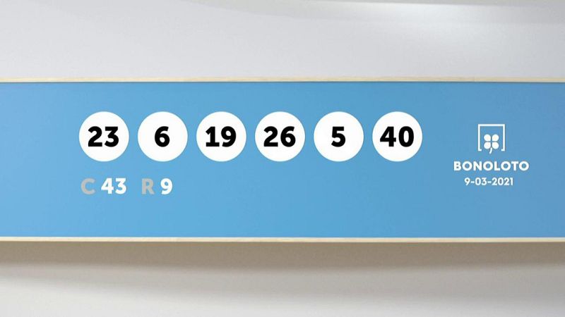 Sorteo de la Lotería Bonoloto y Euromillones del 09/03/2021 - Ver ahora