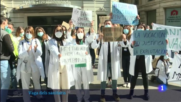 L'Informatiu - Els sanitaris catalans fan vaga per reclamar més inversions