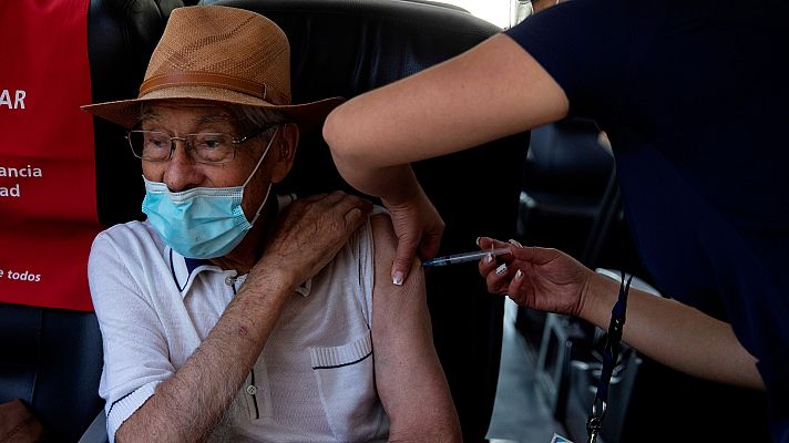 Telediario 1 - Los 50 países más ricos del mundo acaparan las vacunas
