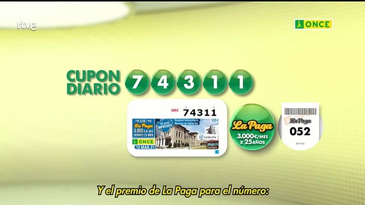 Sorteos ONCE - Sorteo ONCE - 10/03/21